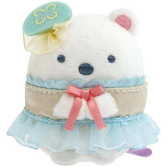 San-X | Sumikko Gurashi Penguin Lagoon Hand-held Tenori Plush Toy - Polar Bear MV21001