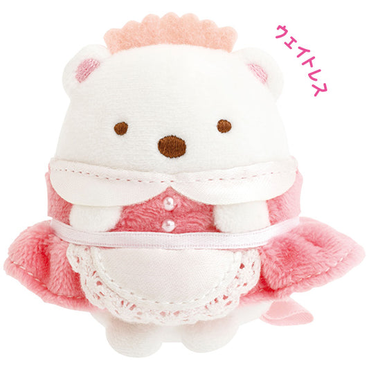 San-X | Sumikko Gurashi Fruit Parlor Hand-held Tenori Plush Toy - Polar Bear MV45101