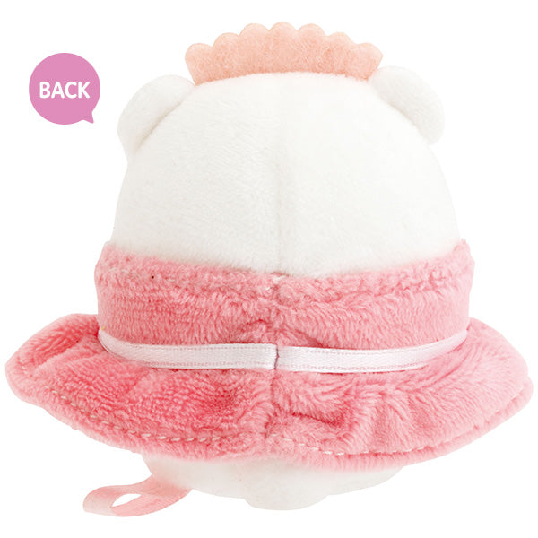 San-X | Sumikko Gurashi Fruit Parlor Hand-held Tenori Plush Toy - Polar Bear MV45101