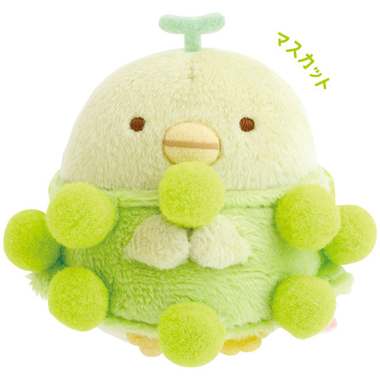 San-X | Sumikko Gurashi Fruit Parlor Hand-held Tenori Plush Toy - Penguin MV45201