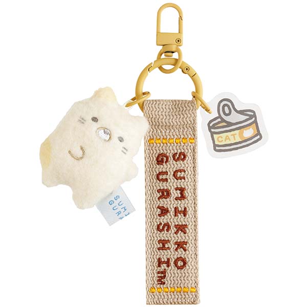 San-X | Sumikko Gurashi Sumikko's Favorite Theme Mascot Keychain - Cat