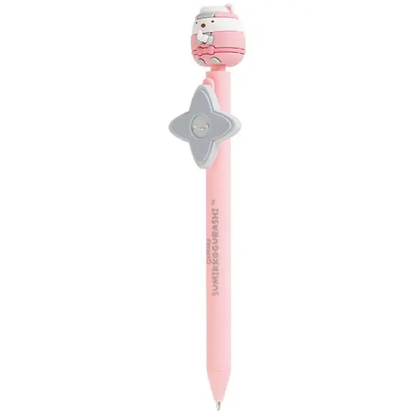 San-X | Sumikko Gurashi Ninja Series Ballpoint Pen with Mascot - Polar Bear