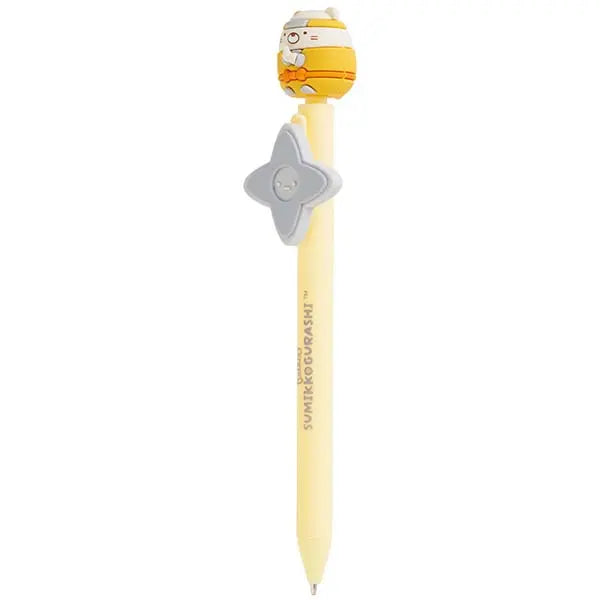 San-X | Sumikko Gurashi Ninja Series Ballpoint Pen with Mascot - Cat