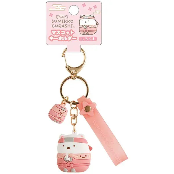 San-X | Sumikko Gurashi Ninja Series Mascot keychain - Polar Bear