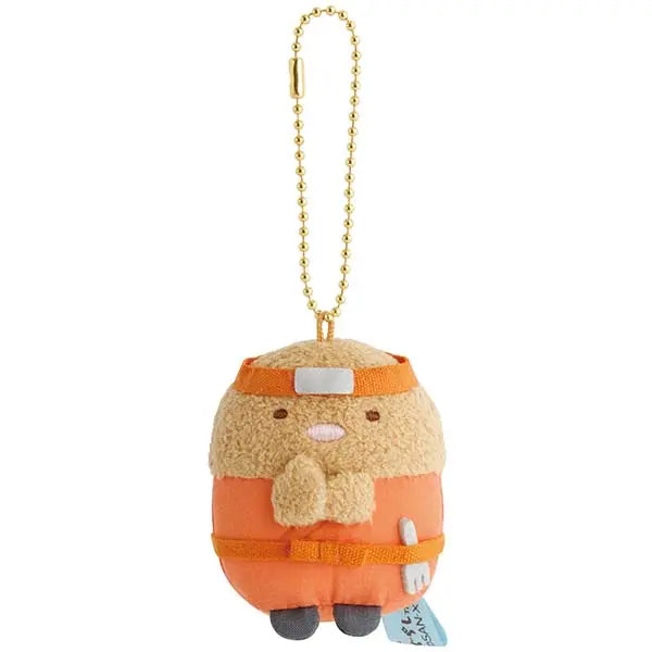 San-X | Sumikko Gurashi Ninja Series Nin nin! Hanging Plush Toys - Tonkatsu