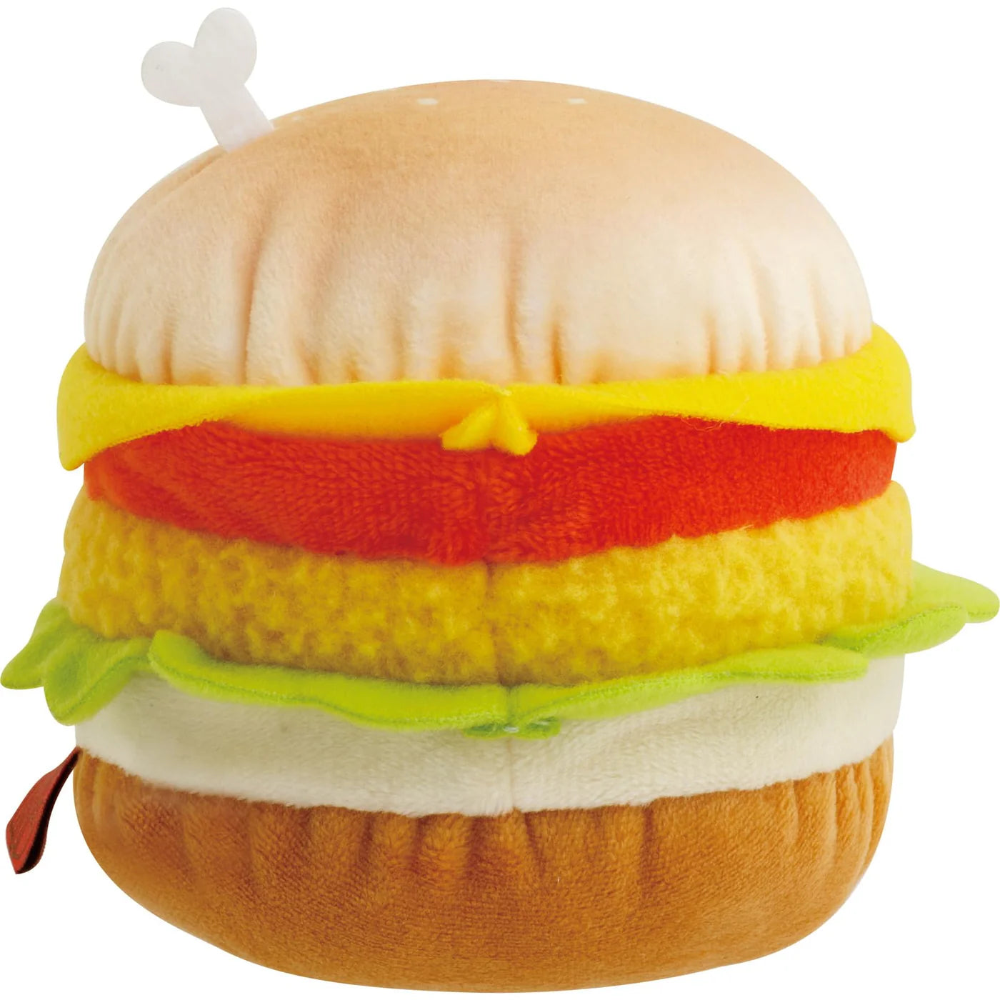 San-X | Chikip Umauma Burger, Hone Chicken | Burger plush toy - Chicken Tomato Burger MO54501