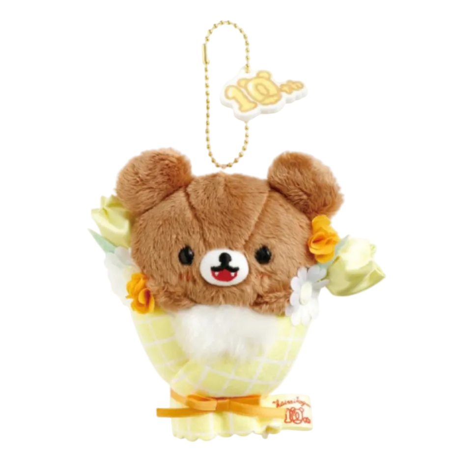 San-X | Rilakkuma Yurakucho Limited CoriCog Store Exclusive Chairoikoguma 10th Anniversary Hanging Plush Toy