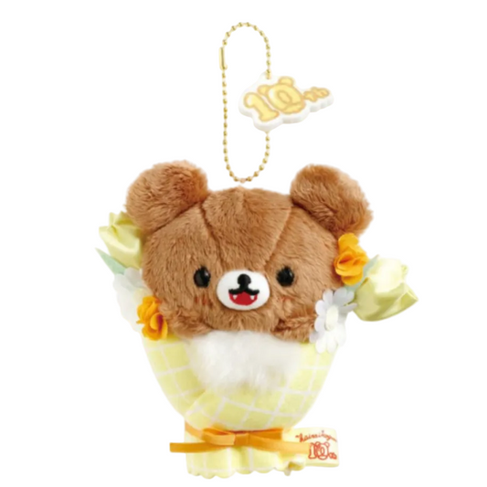 San-X | Rilakkuma Yurakucho Limited CoriCog Store Exclusive Chairoikoguma 10th Anniversary Hanging Plush Toy