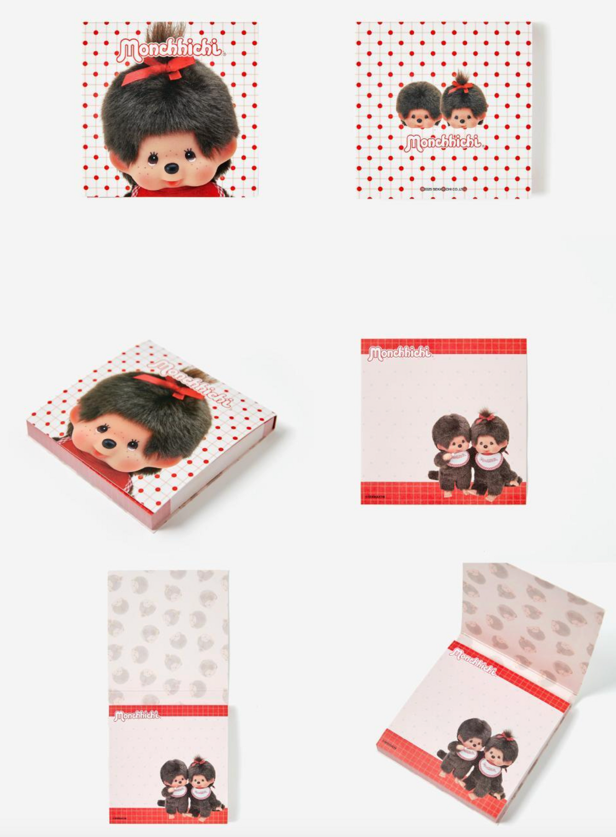 Monchhichi Korea | Monchichi Cover Square Memo Pad 100 Sheets (2 Types)