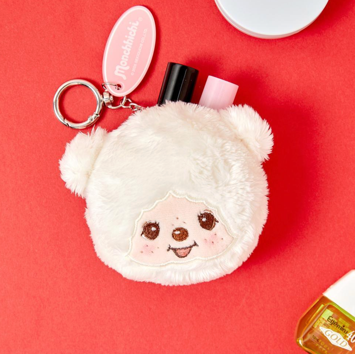 Monchhichi Korea | Monchhichi Face Pouch Keyring (3 Types)