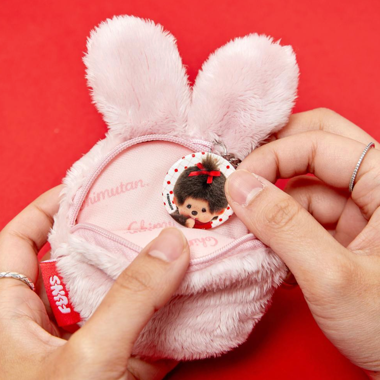 Monchhichi Korea | Monchhichi Face Pouch Keyring (3 Types)
