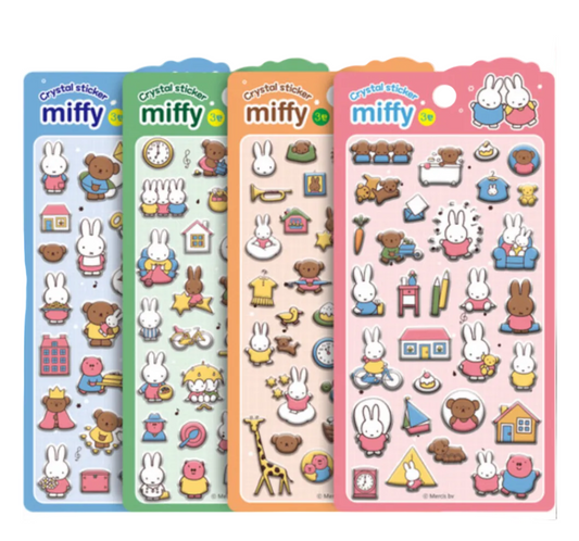 Miffy Korea | Miffy 3D Crystal Bonbon Stickers Vol.3 (4 Types)