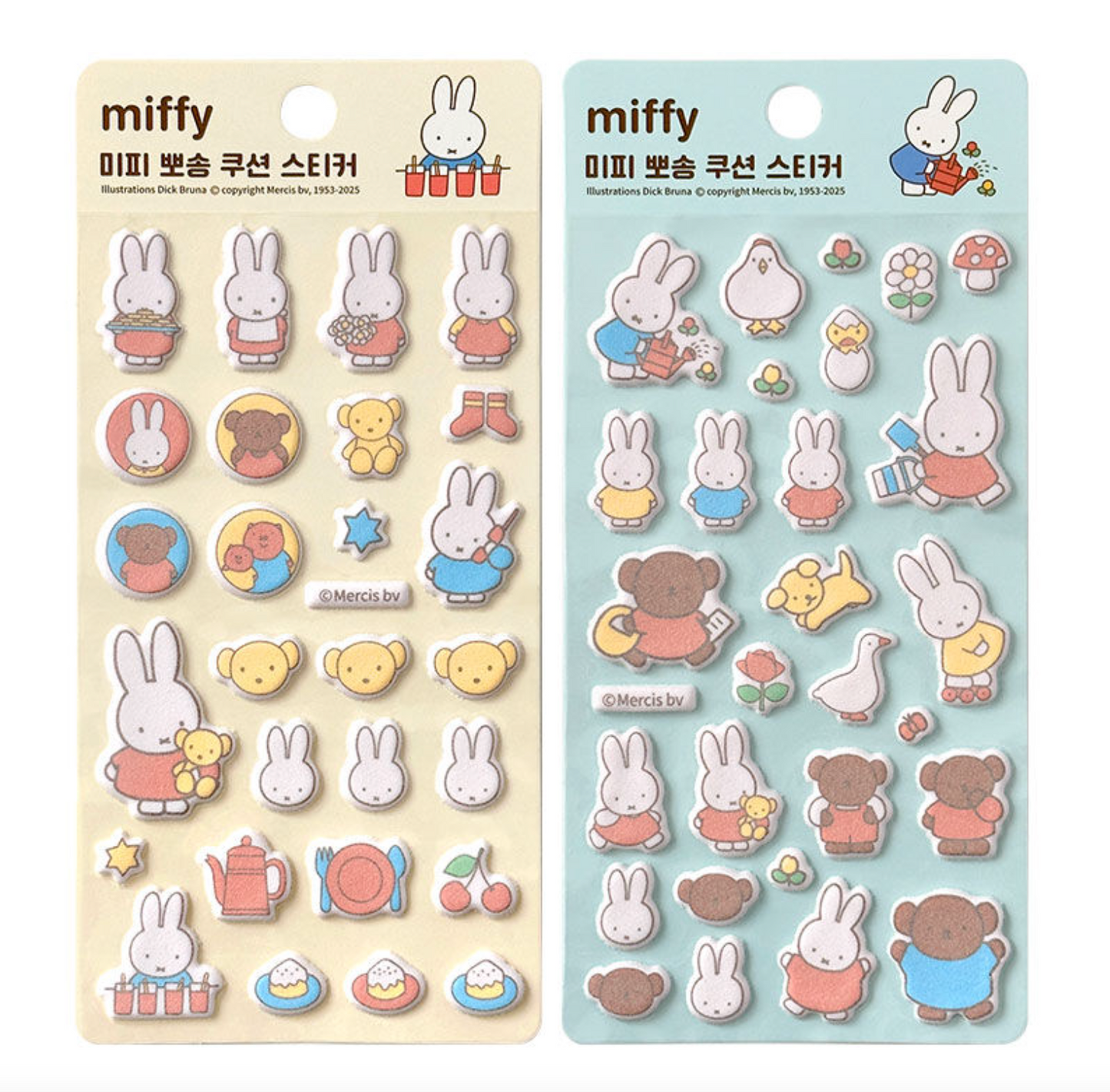 Miffy Korea | Miffy 3D Puff Stickers (2 Types)