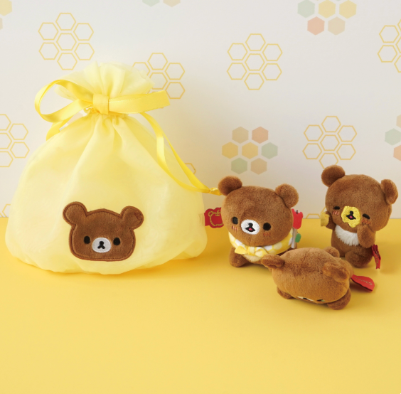 San-X | Rilakkuma Honey Exploration Team Design Scene Plush Toy Exploration Team
