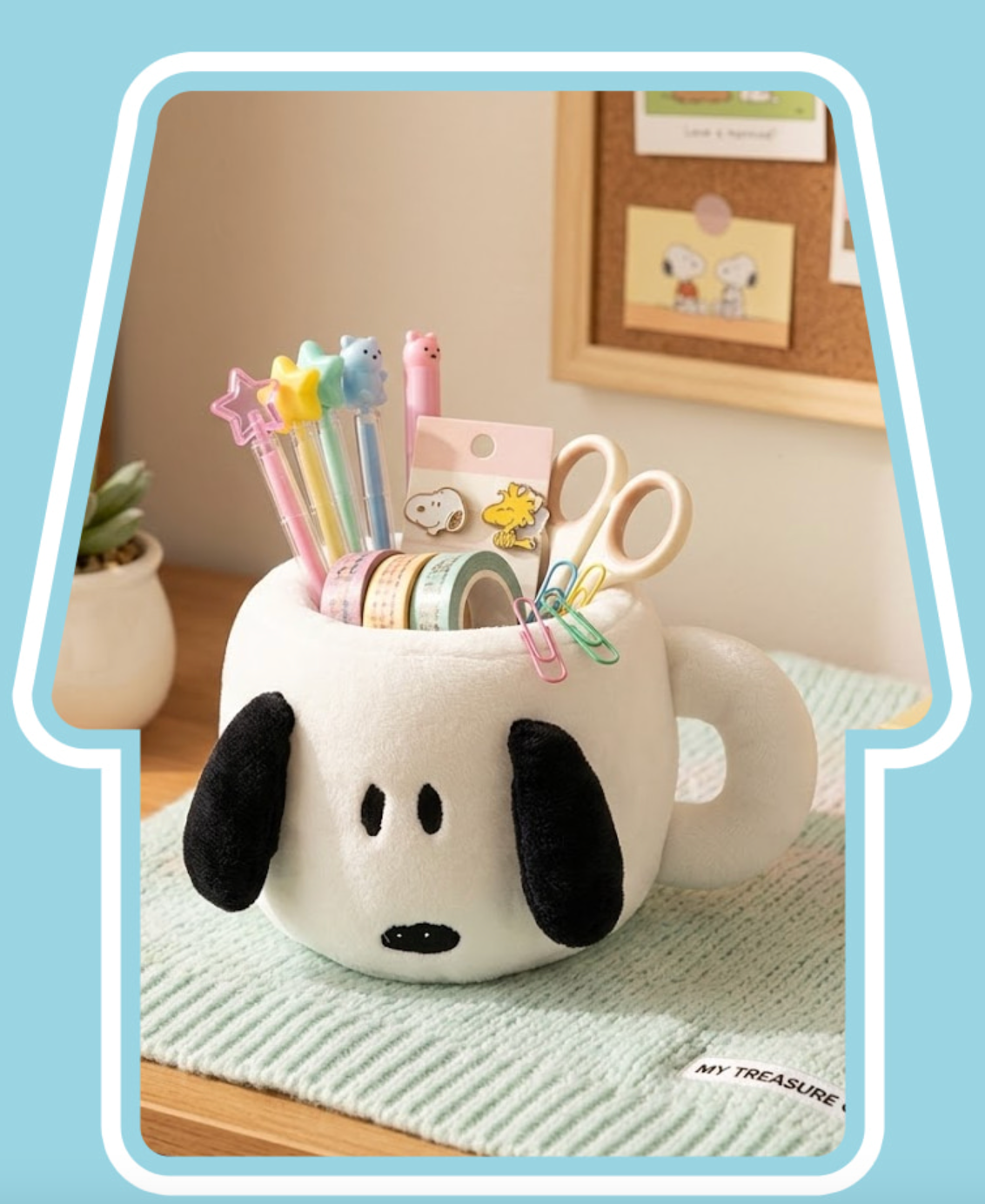PEANUTS | SNOOPY CAMP HOUSE Korea Mug Plush Toy