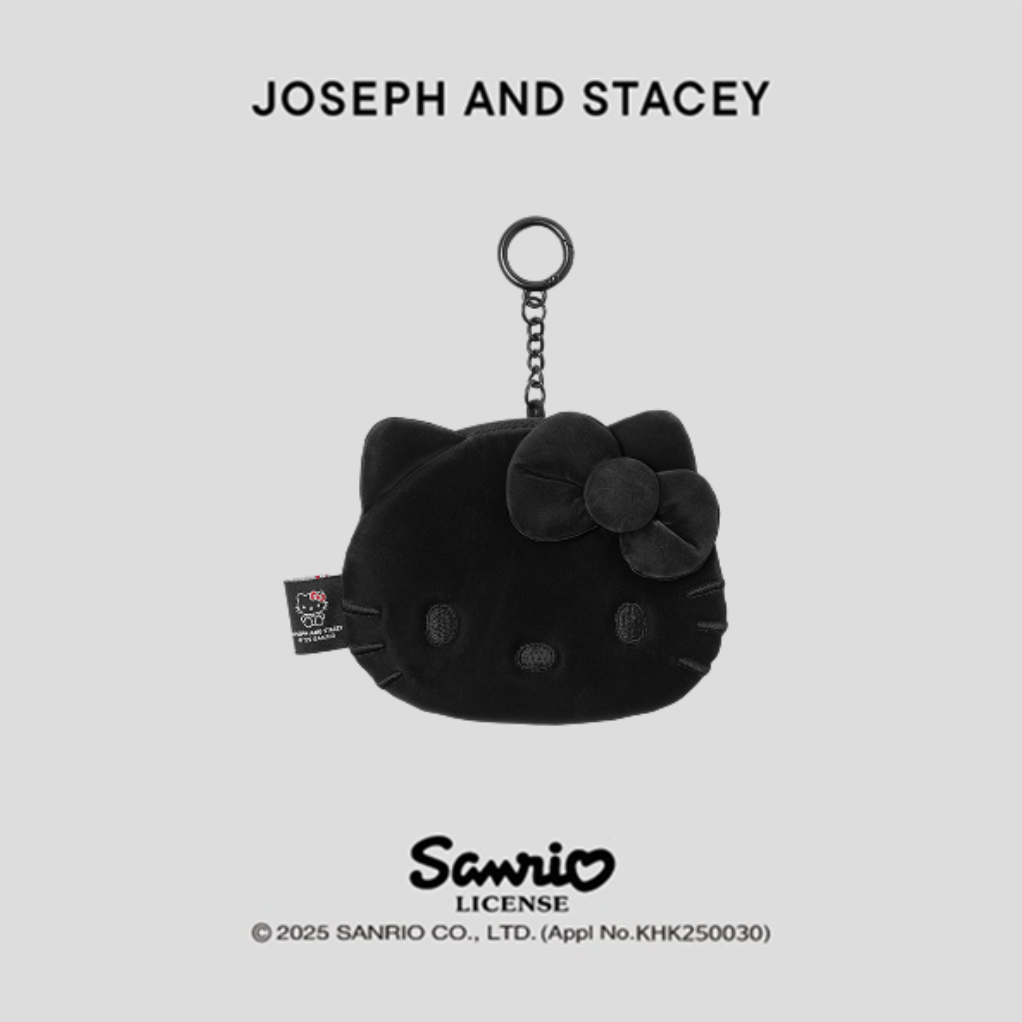 JOSEPH AND STACEY Haze Mini Pouch Hello Kitty Black