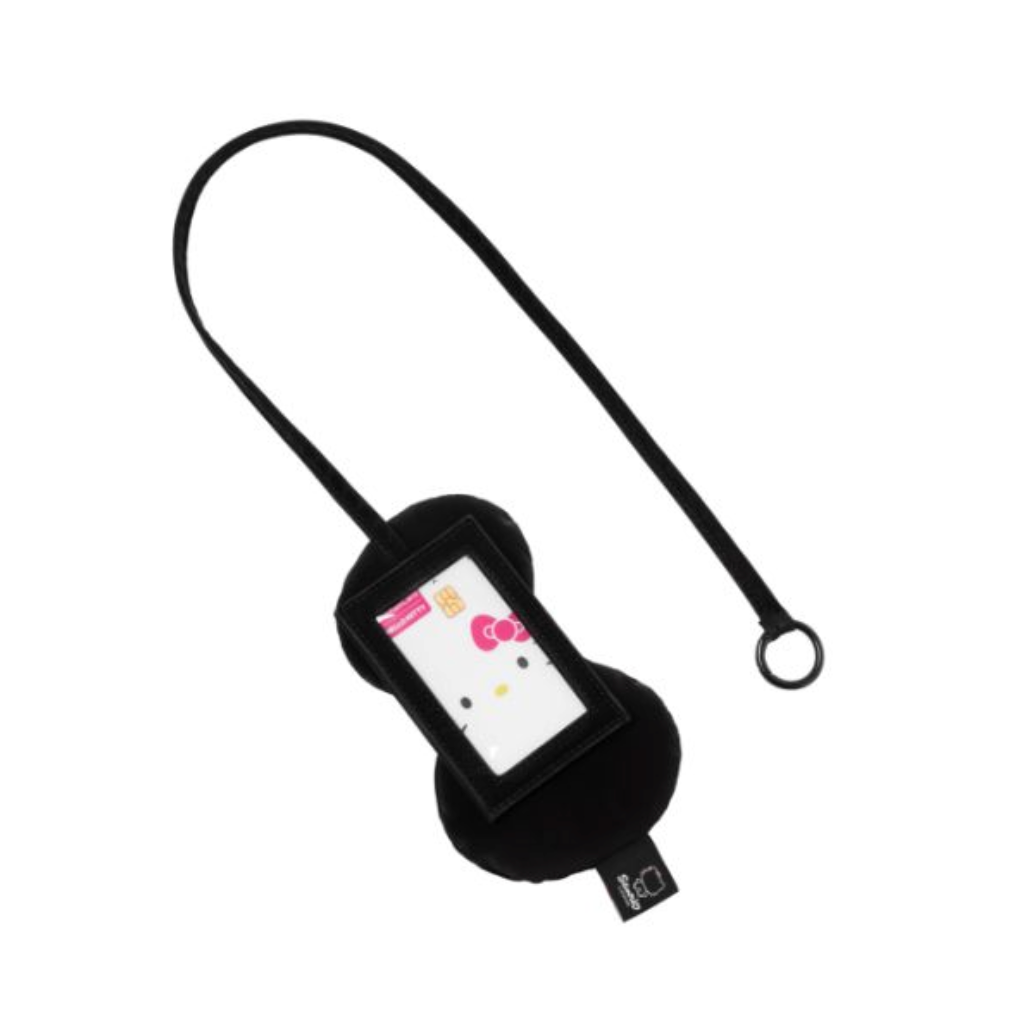 JOSEPH AND STACEY Haze Bag Charm Hello Kitty Ribbon Black