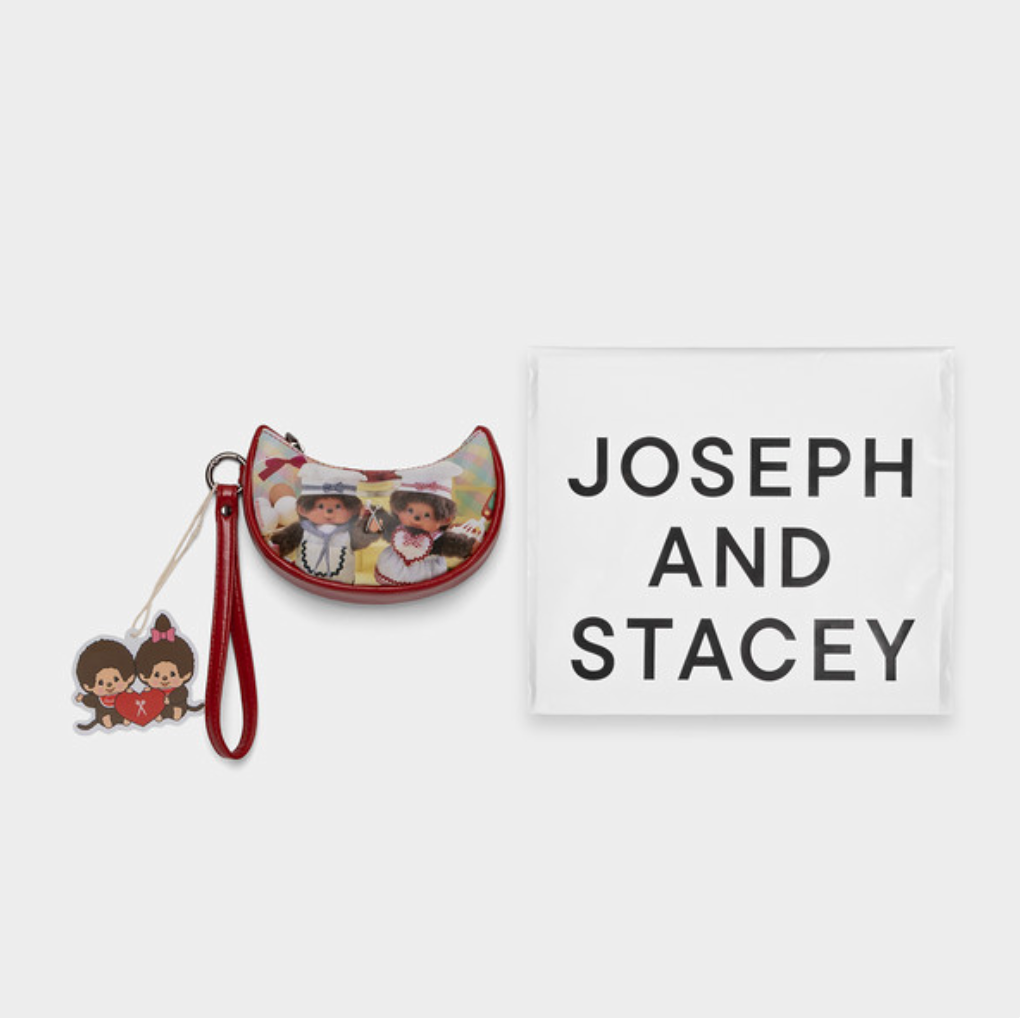 JOSEPH AND STACEY Bib Pouch Chef Monchichi Red