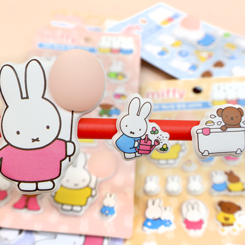 Miffy Korea | Miffy Marshmallow Soft Balloon Stickers