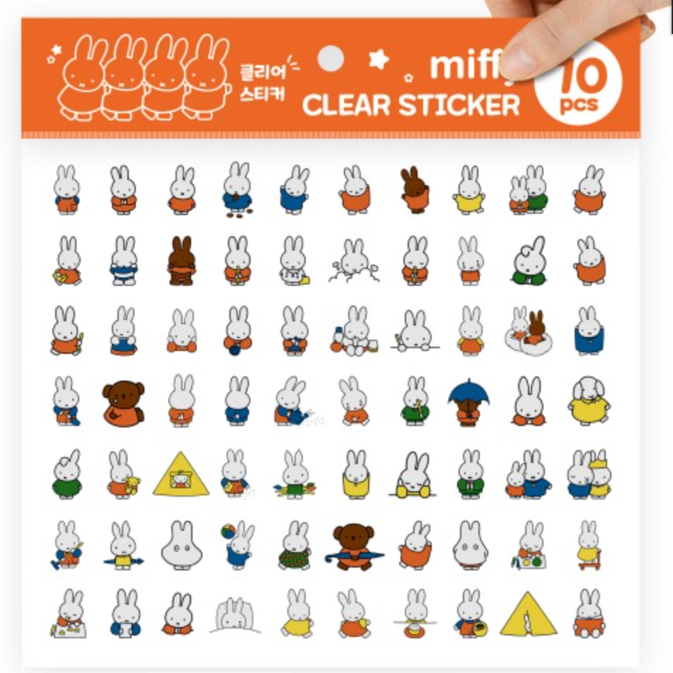 Miffy Korea | Miffy Clear Sticker
