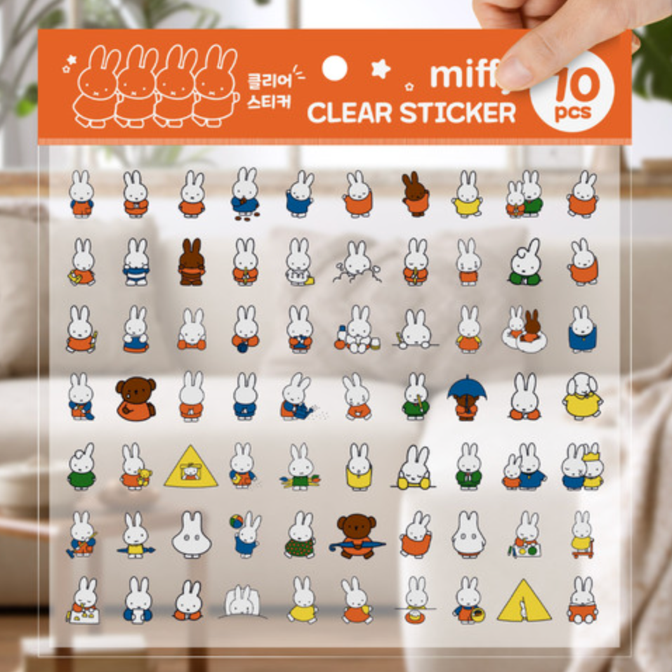 Miffy Korea | Miffy Clear Sticker