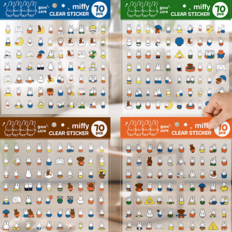 Miffy Korea | Miffy Clear Sticker