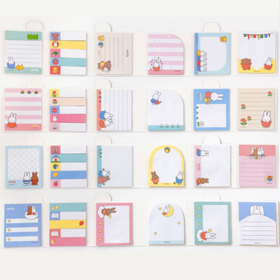 Miffy Korea | Miffy 6-Tier Adhesive Memo Pad