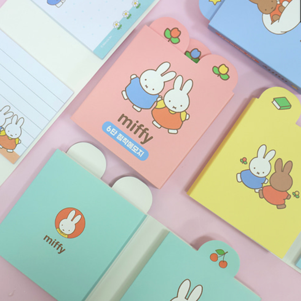 Miffy Korea | Miffy 6-Tier Adhesive Memo Pad