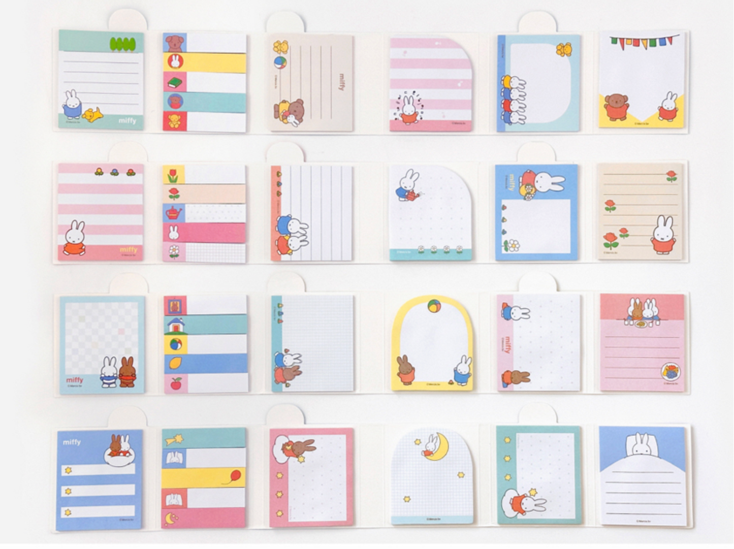 Miffy Korea | Miffy 6-Tier Adhesive Memo Pad