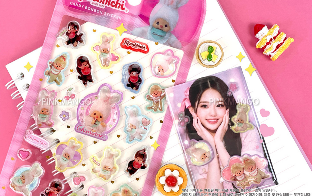 Monchhichi Korea | Monchichi Candy Bon Bon Sticker