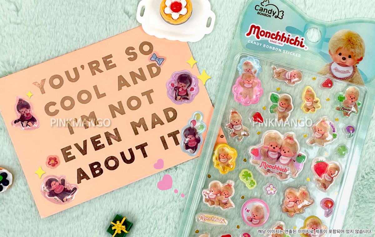 Monchhichi Korea | Monchichi Candy Bon Bon Sticker