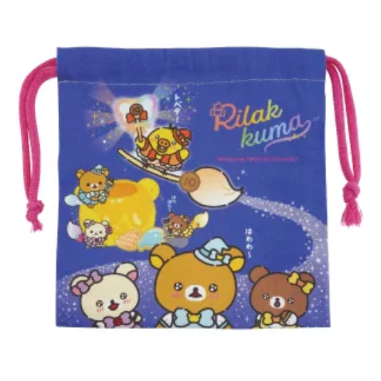 San-X | Rilakkuma McMcMiracle Wonderland Limited Drawstring Bag