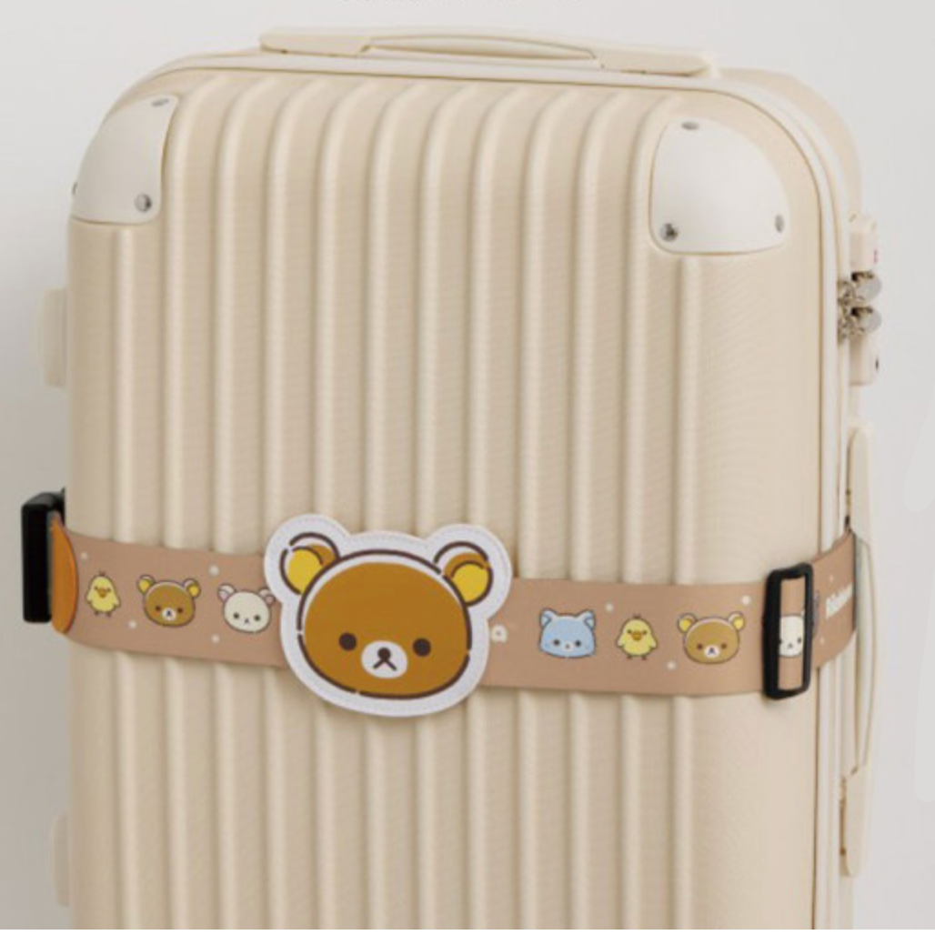 San-X | Rilakkuma and Awawa Neko Theme Suitcase Strap With Name Card