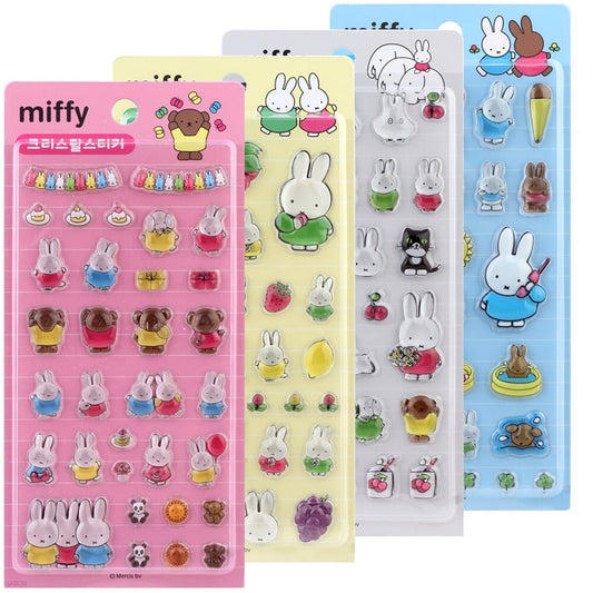 Miffy Korea | Miffy 3D Crystal Bonbon Stickers (4 Types)
