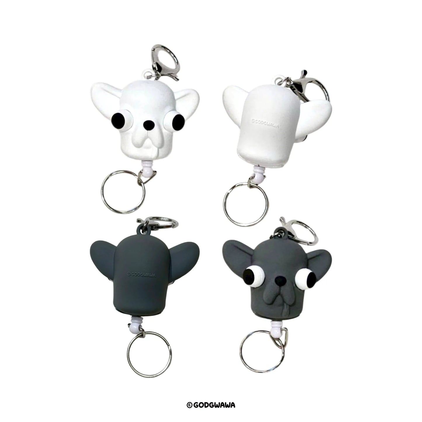 Godgwawa | Variant Chihuahua PVC Keyring with Reel
