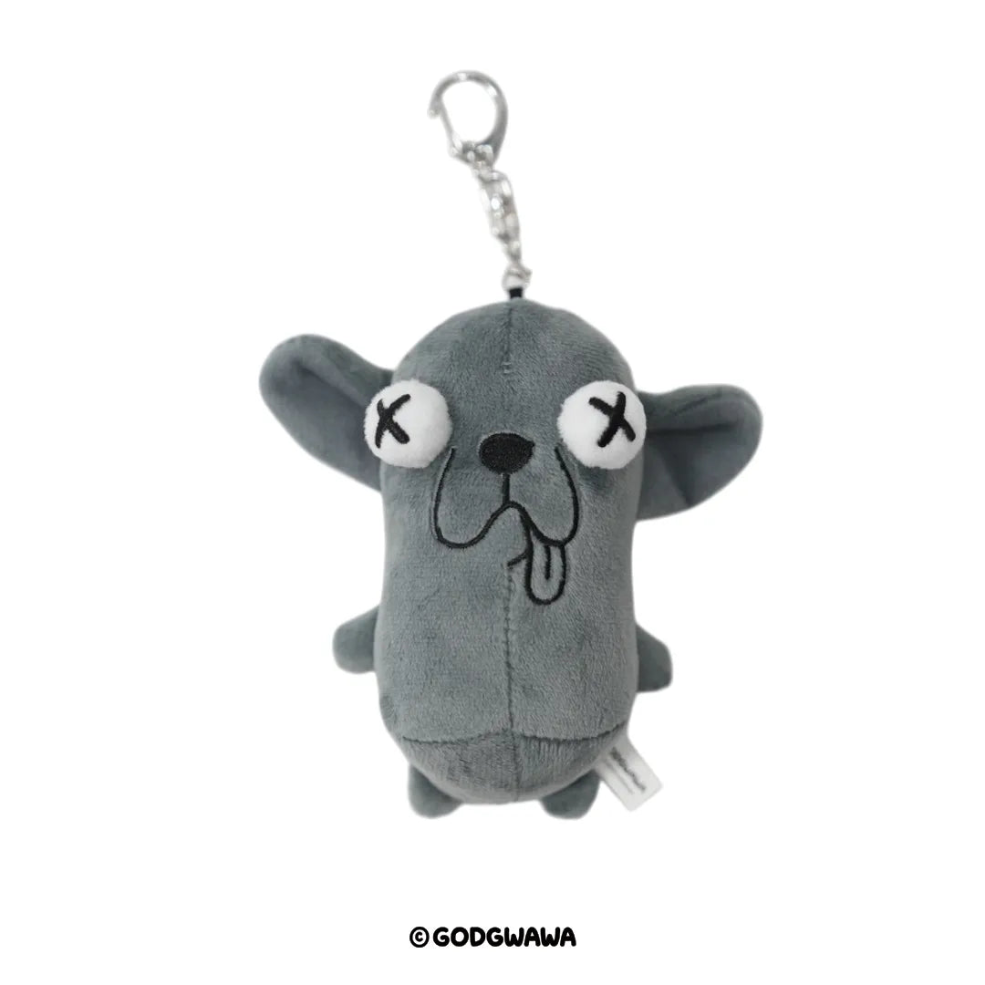 Godgwawa | Variant Chihuahua Almost Die Plush Pendent - Black