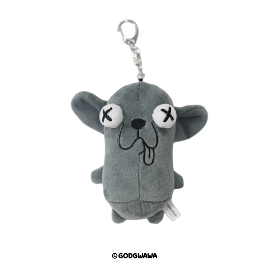 Godgwawa | Variant Chihuahua Almost Die Plush Pendent - Black