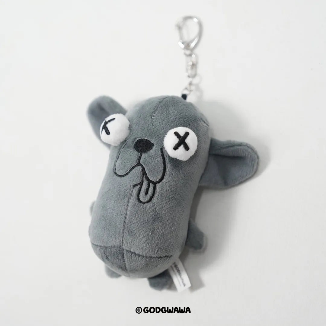 Godgwawa | Variant Chihuahua Almost Die Plush Pendent - Black