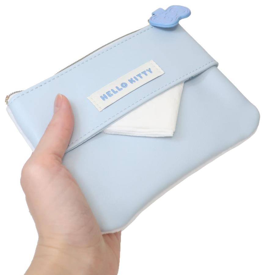 Sanrio | Hello Kitty Lizy Blue Sagara Tissue Pouch - White