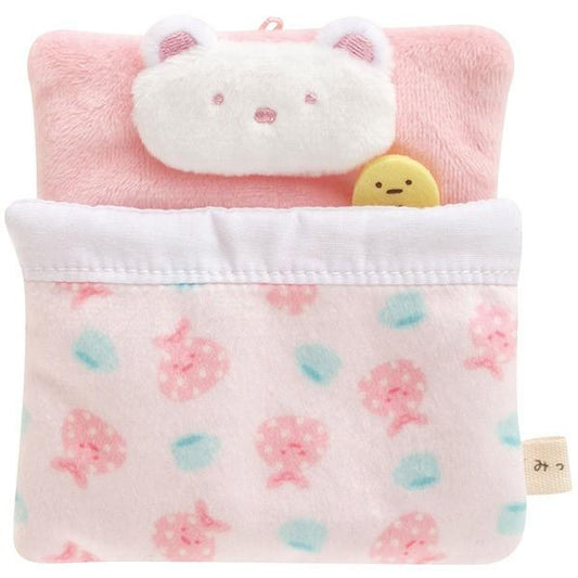 San-X | Sumikko Gurashi Collection | Sumikko Hand-helod Tenori Plush Futon (Polar Bear) MX97501