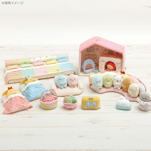 San-X | Sumikko Gurashi Collection | Sumikko Hand-helod Tenori Plush Tapioka Sofa MO22001