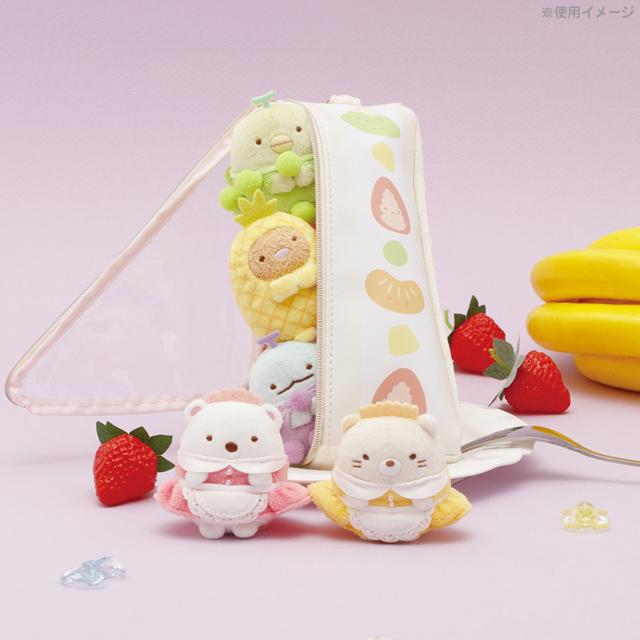 San-X | Sumikko Gurashi Fruit Parlor | Sumikko Gurashi Collection Outing Sumikko Hand-held Plush Pouch CA77001