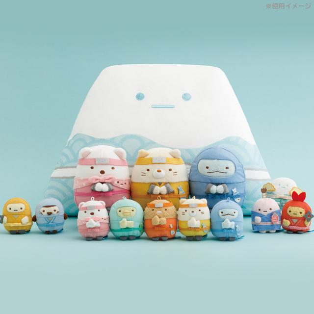 San-X | Sumikko Gurashi Ninja Series Assorted Hand-held Tenori Plush Toy MV74601