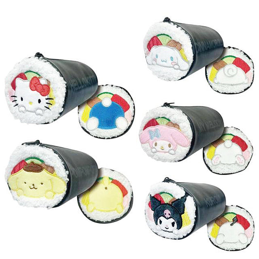 Sanrio | Sanrio Characters Sushi Roll Shaped Plush Pen Case