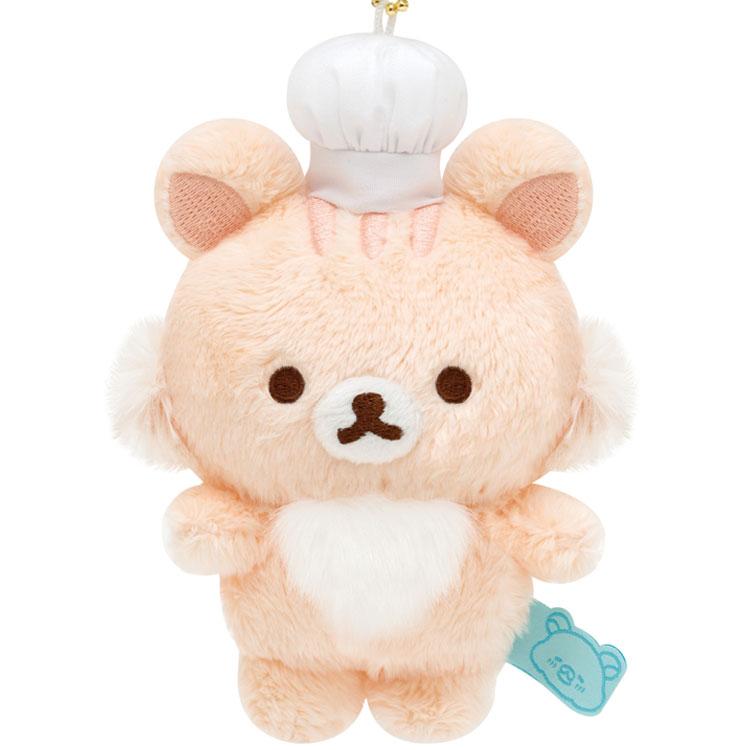 San-X | Rilakkuma Everyone's Manpu Kumaku Theme Hanging Plush Toy - Sakura Nokoris MO65601