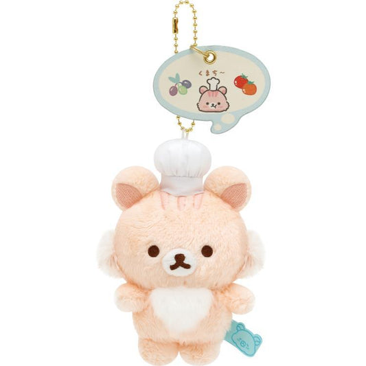 San-X | Rilakkuma Everyone's Manpu Kumaku Theme Hanging Plush Toy - Sakura Nokoris MO65601