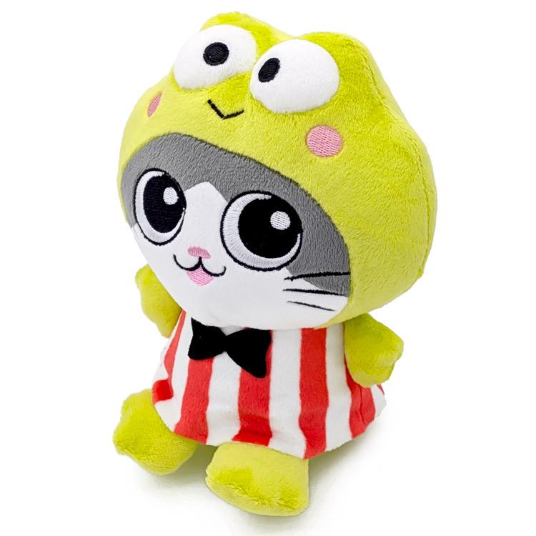 Sanrio | Uncle Reincarnated as a Cat x Kerokero Keroppi Plush Toy