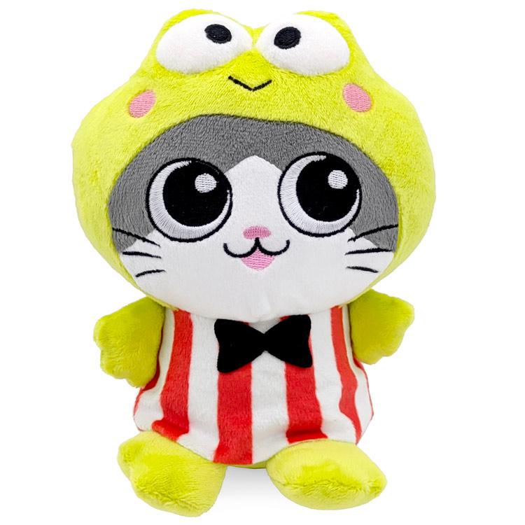 Sanrio | Uncle Reincarnated as a Cat x Kerokero Keroppi Plush Toy