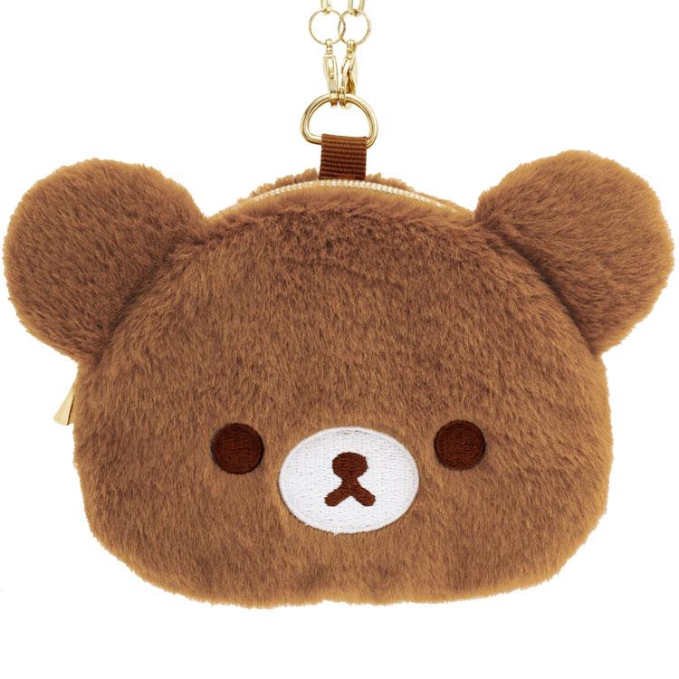 San-X | Rilakkuma Aokogu Otmari Series Plush Toy Coin Case - Chairoikoguma CK70601