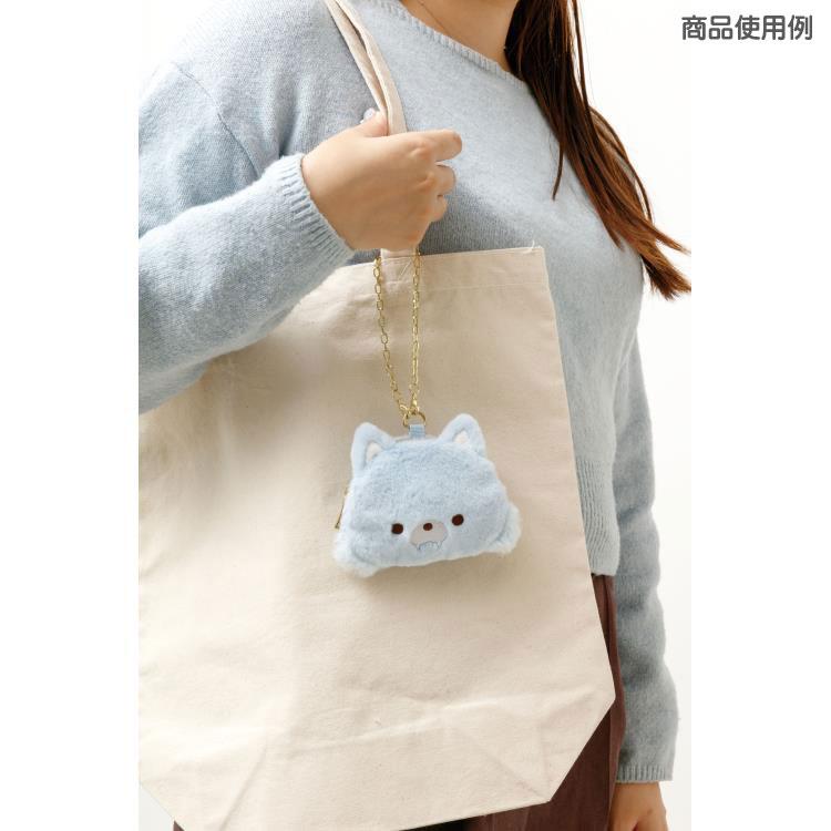 San-X | Rilakkuma Aokogu Otmari Series Plush Toy Coin Case - Chairoikoguma CK70601